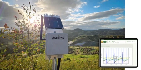 AgriLynk Irrigation Automation with Dashboard on iPad