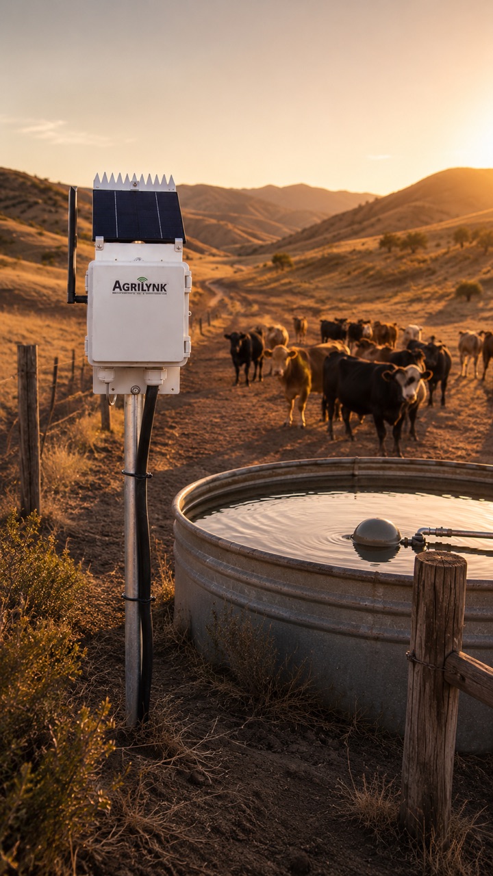 AgriLynk remote stock tank monitoring for livestock water points