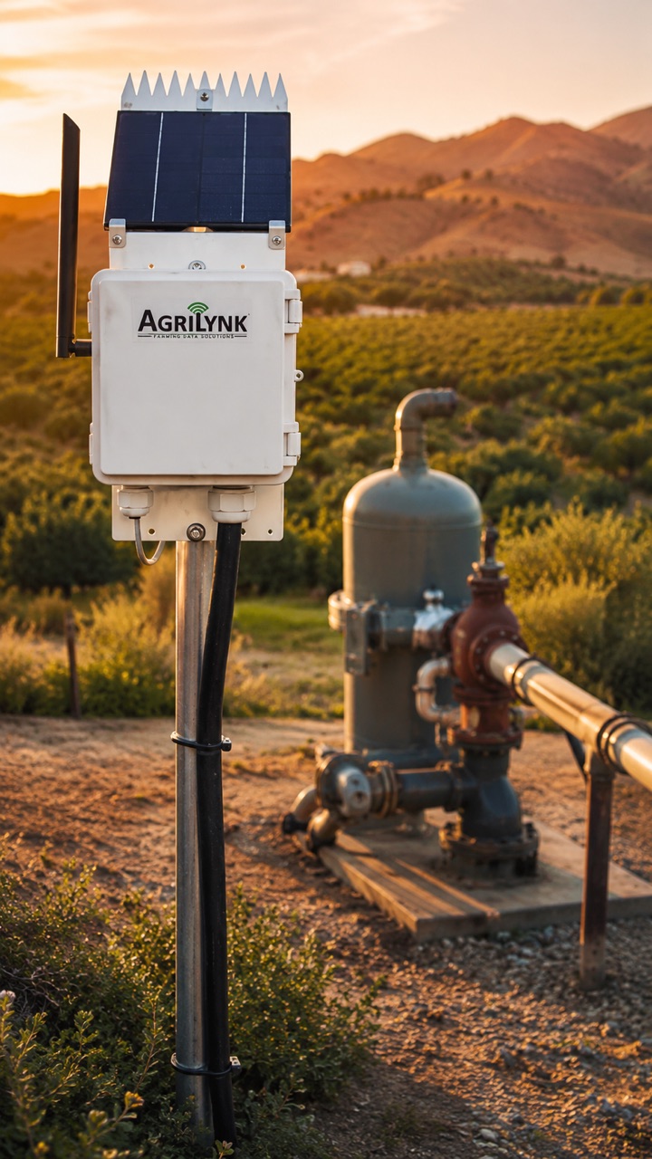 AgriLynk remote well monitoring system for agricultural water infrastructure